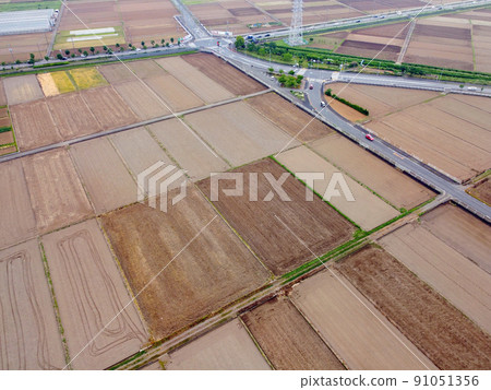 Helicopter shot! !! Rural scenery of Ebina 91051356