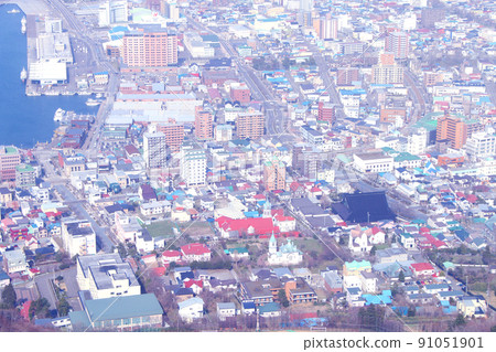 從函館山的都市風景 從函館山的都市風景 91051901