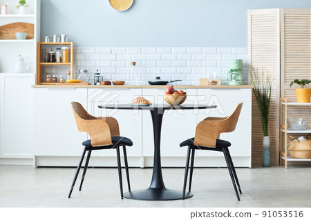 Table and Chairs in Minimal Kitchen Table and Chairs in Minimal Kitchen 91053516