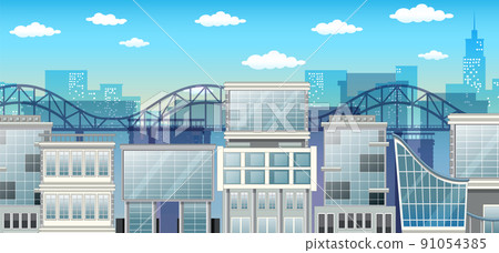 City building view at daytime City building view at daytime 91054385
