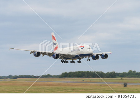 British Airways A380-800 landing British Airways A380-800 landing 91054733