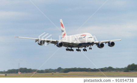 英國航空公司 A380-800 著陸 英國航空公司 A380-800 著陸 91054738
