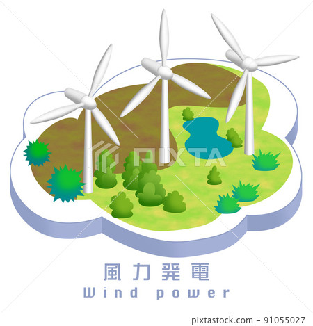 There are variations of wind power generation as clean energy aiming for carbon neutrality There are variations of wind power generation as clean energy aiming for carbon neutrality 91055027