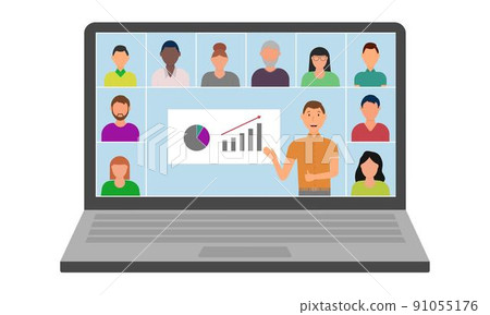 Webinar. Online conference. Digital classroom. Learning via the Internet. Webinar. Online conference. Digital classroom. Learning via the Internet. 91055176