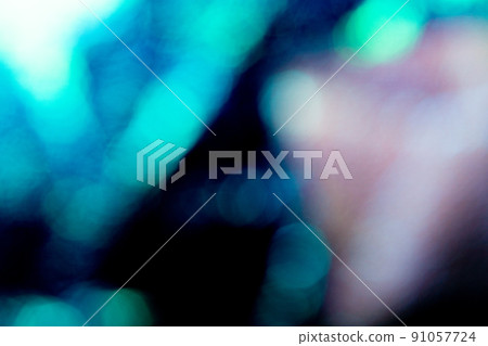 黑暗中夢幻般的淺色背景材料 黑暗中夢幻般的淺色背景材料 91057724