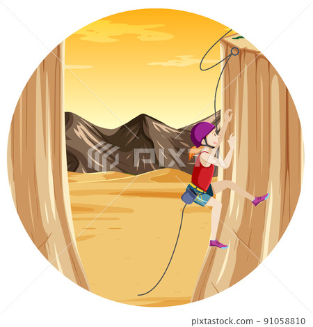 Desert rock climbing badge 91058810