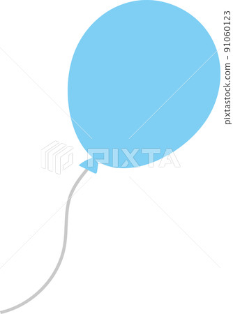 _1 個氣球_淺藍色氣球 _1 個氣球_淺藍色氣球 91060123