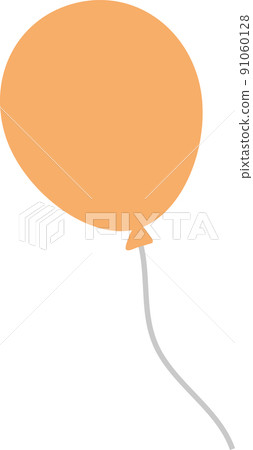 _1 個氣球_橙色氣球 _1 個氣球_橙色氣球 91060128