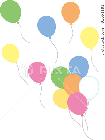 Balloons_12 balloons_floating 從右下角到左上角 Balloons_12 balloons_floating 從右下角到左上角 91061191