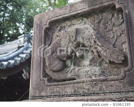 Suzaku stone sculpture "Japanese style image" (Kyoto) Suzaku stone sculpture "Japanese style image" (Kyoto) 91061195