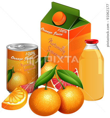 Orange products set on white background Orange products set on white background 91062177