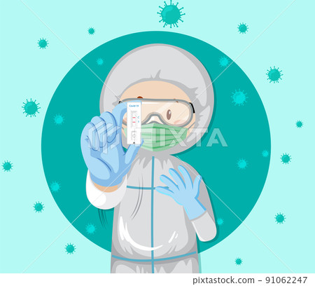 Covid 19 testing with antigen test kit Covid 19 testing with antigen test kit 91062247