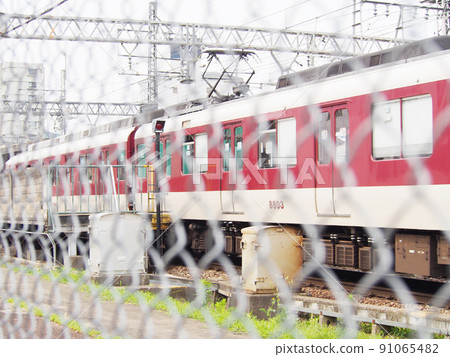 火車越過柵欄 火車越過柵欄 91065482