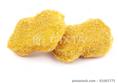 image of chicken nuggets white background image of chicken nuggets white background 91065775