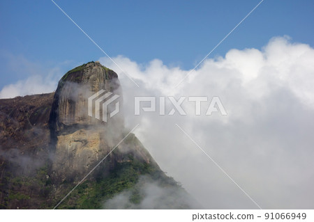 Pedra da Gavea Mountain Peak, Famous Rock Formation in Rio de Janeiro, Brazil 91066949