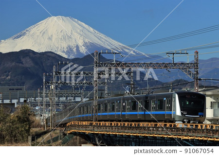 富士山和小田急 5000 系列 91067054