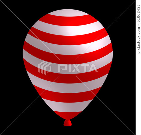 realistic balloon 3d, colorful flying helium balloons bright glossy isolated vector illustration for holiday party celebration decoration. 91068453