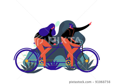 lifestyle icons people riding bicycle lifestyle icons people riding bicycle 91068738