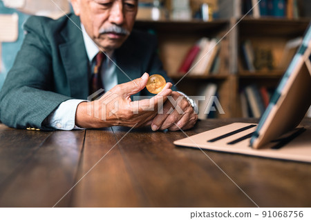 Dignified senior man Dignified senior man 91068756