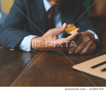 Dignified senior man Dignified senior man 91068769