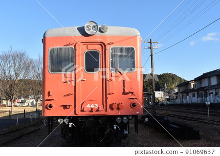 JNR Kiha 20 series pneumatic car (Kiha 20) Tenryu Hamanako Railway Tenryu Futamata Station premises preservation car 91069637