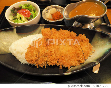 Shaka curry cutlet curry Motomachi, Yame City, Fukuoka Prefecture 91071229