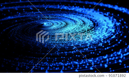 Indigo color particle particle vortex, big data, communication technology 91071892