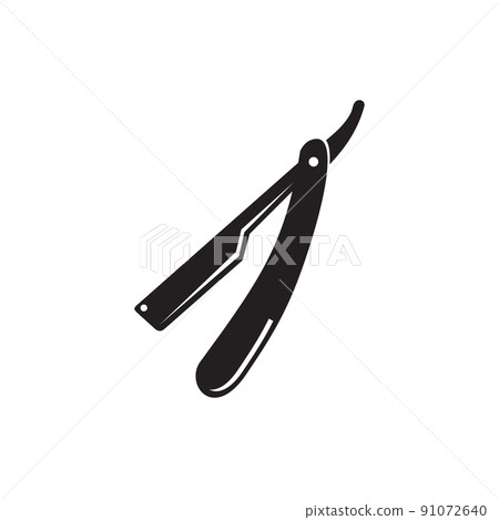 Shaver knife razor icon logo design 91072640