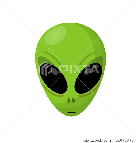 Martian and UFO. Space creature and visitor. 91073375