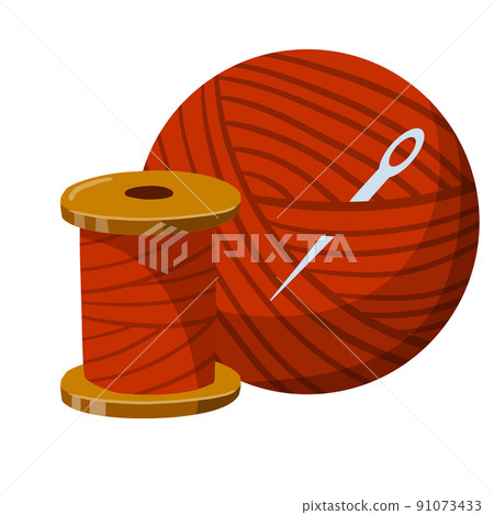 Embroidery and needle. 91073433