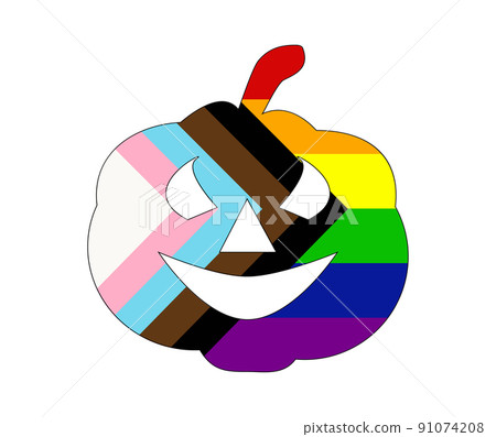 New LGBTQ Rights Pride Flag. Progressive pride flag. New LGBTQ Rights Pride Flag. Progressive pride flag. 91074208