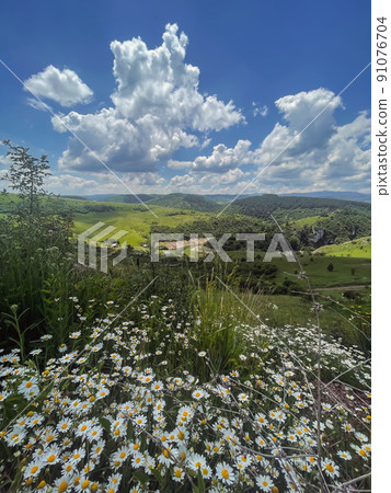 Mountain Summer Landscepe in Uvac Canyon Mountain Summer Landscepe in Uvac Canyon 91076704