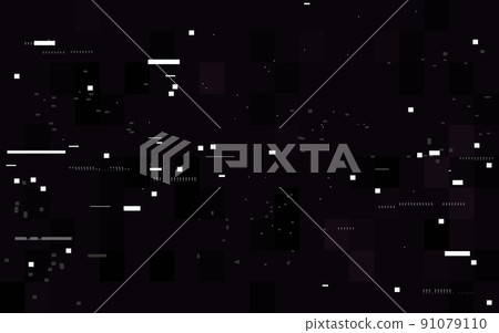 Glitch digital concept. White random shapes on dark backdrop. Glitched lines and blocks. Video distortion effect. Abstract pixels and noise. Vector illustration Glitch digital concept. White random shapes on dark backdrop. Glitched lines and blocks. Video distortion effect. Abstract pixels and noise. Vector illustration 91079110