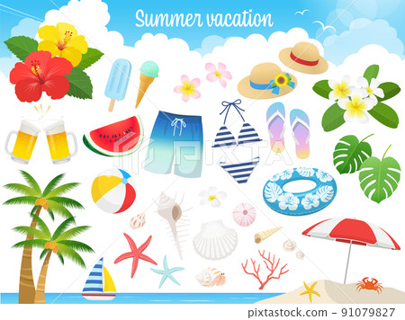 Summer and sea leisure set 91079827