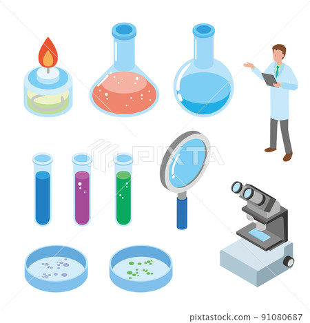 Laboratory equipment material for science 91080687