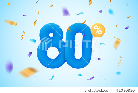 80 percent discount vector illustration 3d mega loyalty. 80 percent bonus marketing discount 80 percent discount vector illustration 3d mega loyalty. 80 percent bonus marketing discount 91080830