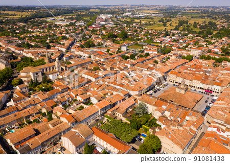 Panoramic view from above on the city Revel Panoramic view from above on the city Revel 91081438