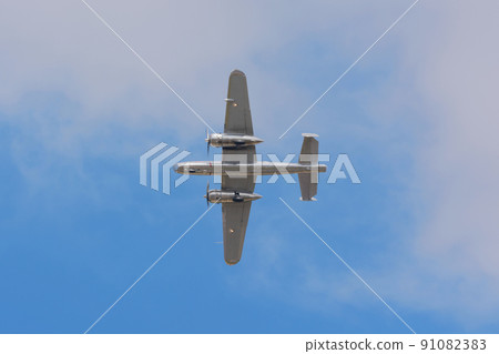 Overhead North American B-25J Mitchell Bomber 91082383