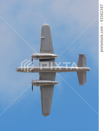 Overhead North American B-25J Mitchell Bomber 91082387