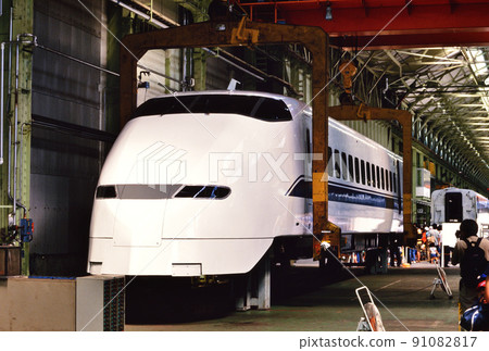 2003 JR 中央濱松工廠 300 系列的領先車型 2003 JR 中央濱松工廠 300 系列的領先車型 91082817