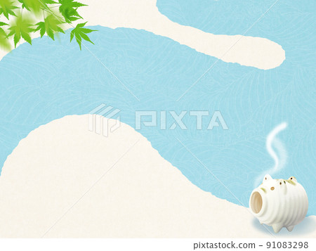 Summer japanese style background Summer japanese style background 91083298