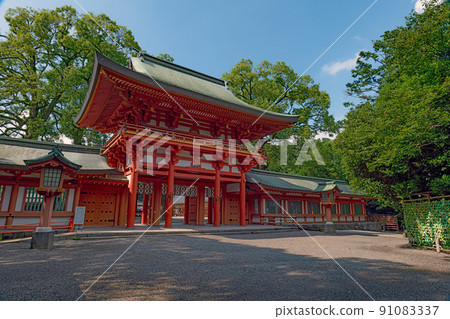 Musashi Kuni Ichinomiya Hikawa Shrine Romon 91083337