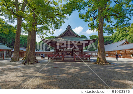 Musashi Kuni Ichinomiya Hikawa Shrine Precincts scenery Musashi Kuni Ichinomiya Hikawa Shrine Precincts scenery 91083576