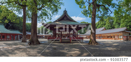 Musashi Kuni Ichinomiya Hikawa Shrine Precincts scenery Musashi Kuni Ichinomiya Hikawa Shrine Precincts scenery 91083577