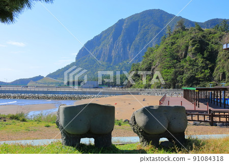 Hwasun Golden Sand Beach, Golden Sand Beach, White Sand Beach, Beach, Sea, Coast, Coast, 91084318