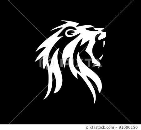 Lion Head Logo Vector Sign Lion Head Logo Vector Sign 91086150