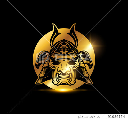 Golden Shogun Vector Sign Golden Shogun Vector Sign 91086154