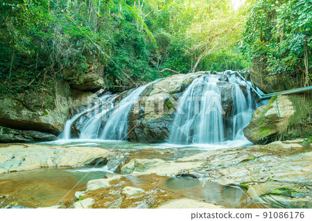 Mae Sa Waterfall in Thailand Mae Sa Waterfall in Thailand 91086176
