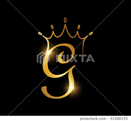 Golden Crown Monogram Logo Initial Letter G Golden Crown Monogram Logo Initial Letter G 91086335