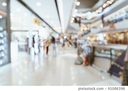 abstract blur luxury shopping mall and retail store abstract blur luxury shopping mall and retail store 91086396